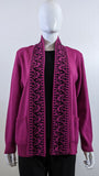 Fuchsia Leopard Design Twinset Jumper