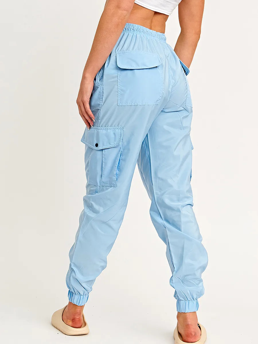 Blue Lightweight Combat Cargo Pants Trousers