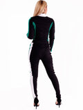 Green Multi Block Tracksuit