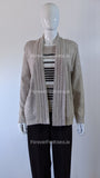 Beige Stripe Twinset Jumper