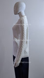 Cream Round Neck Cable Knit Jumper