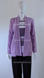 Lavender Stripe Twinset Jumper