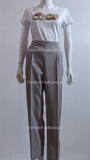 Light Grey Elasticated Trousers