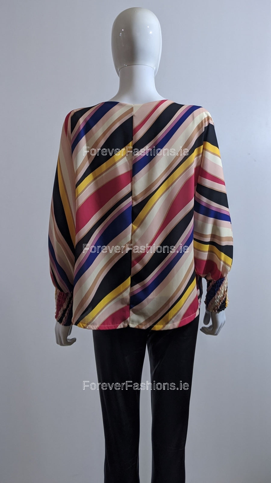 Multicolour Stripe Design Top 