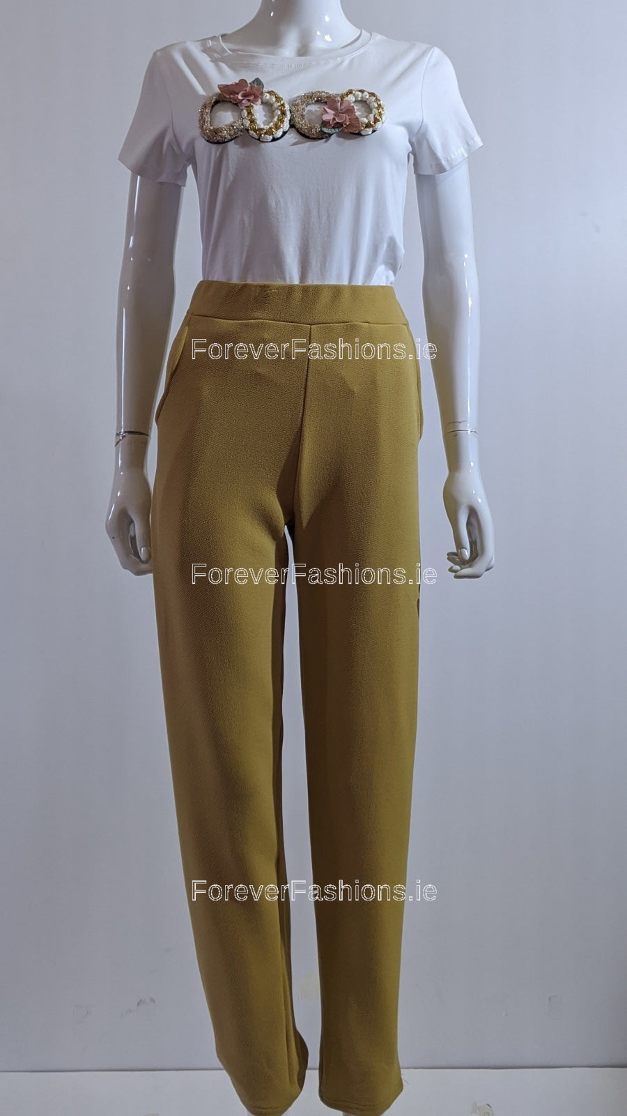 Mustard Slim Fit Trouser